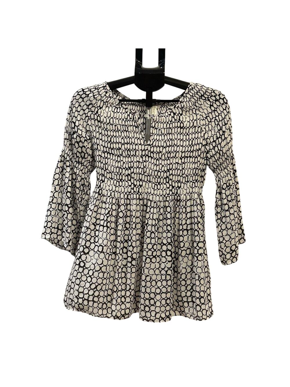 NWT Spense Patterned Blouse Women's size S
